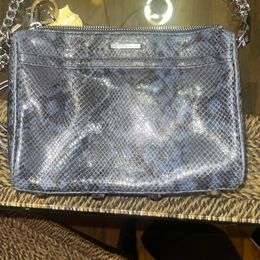 Snakeskin crossbody Rebecca minkoff